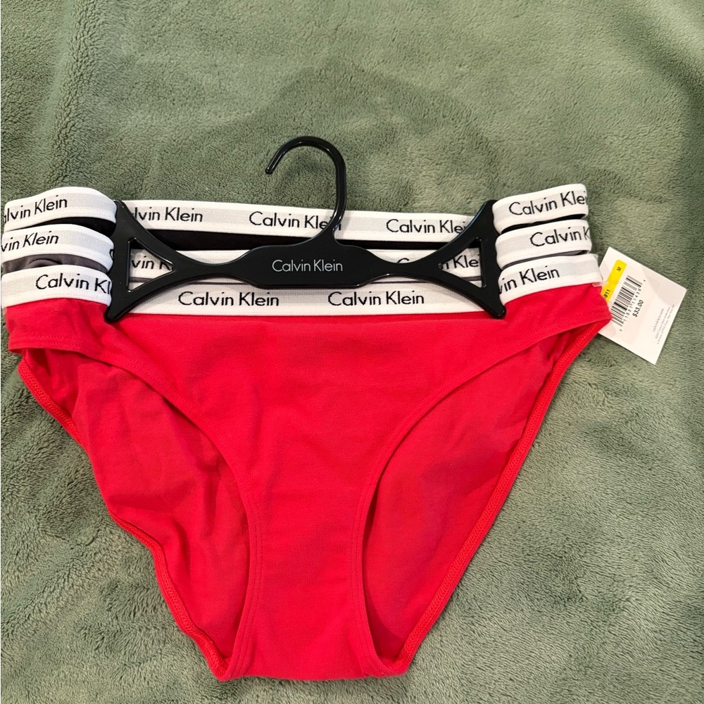 Calvin Klein 3-pack cotton bikini NWT